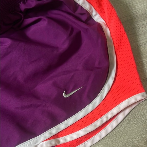 Nike Women's Purple and Pink Running Shorts - Picture 2 of 4